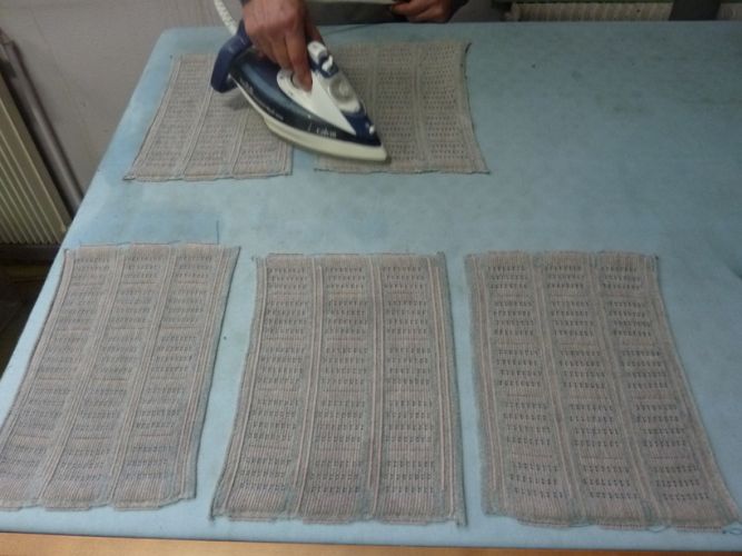 Breakboard souple - e-textile - textile connectÃ© - plaque d'essai tricotÃ©e